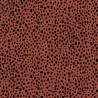 FRENCH TERRY RAIN OF DOTS BRIQUE